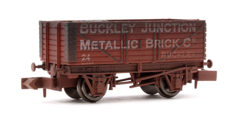 Dapol 2F-071-089 N Gauge 7 Plank Wagon Buckley Junction 24 Weathered