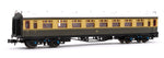 Dapol 2P-000-053 N Gauge Collett Coach Composite GWR Chocolate/Cream 7030