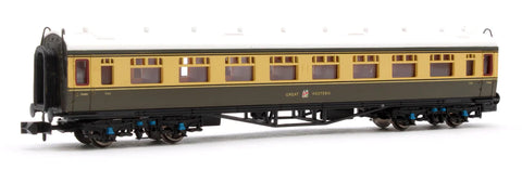 Dapol 2P-000-160 N Gauge Collett Coach Third GWR Chocolate/Cream 1133