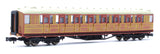 Dapol 2P-011-013 N Gauge Gresley Coach LNER Teak 3rd 61628