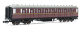 Dapol 2P-011-077 N Gauge Gresley Coach BR Maroon 2nd E12108E
