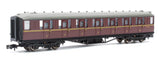 Dapol 2P-011-174 N Gauge Gresley Coach BR Maroon 1st E11035E