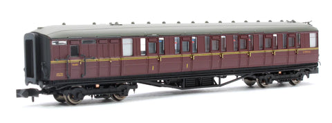 Dapol 2P-011-274 N Gauge Gresley Coach BR Maroon Brake Composite E10014E