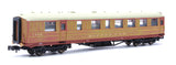 Dapol 2P-011-306 N Gauge Gresley Coach LNER Teak Buffet 9132