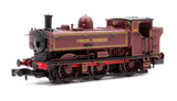 Dapol 2S-007-035D N Gauge Pannier Tank L99 London Transport Red (DCC-Fitted)