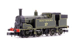 Dapol 2S-016-005D N Gauge M7 0-4-0 Tank 37 Southern Lined Green (DCC-Fitted)