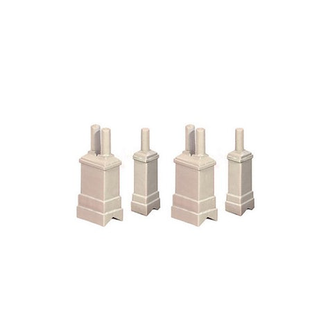 Ratio 307 N Gauge Chimney Stacks & Chimney Pots Kit