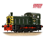 Bachmann 31-364ASF OO Gauge Class 03 D2095 BR Green (Wasp Stripes)