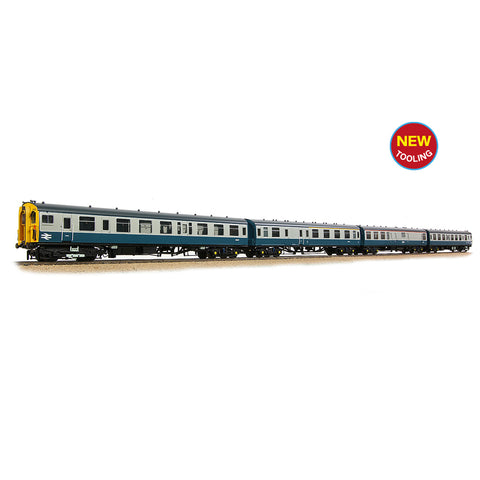 Bachmann 31-424 OO Gauge Class 422/7 4TEP 4 Car EMU 2703 BR Blue/Grey