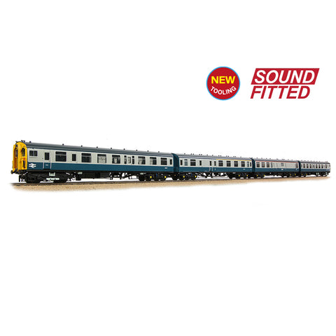 Bachmann 31-424SF OO Gauge Class 422/7 4TEP 4 Car EMU 2703 BR Blue/Grey