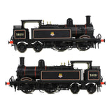Bachmann 31-742A OO Gauge MR 1532 (1P) Tank 58051 BR Lined Black (Early Emblem)