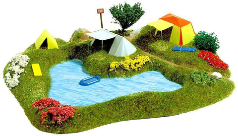 Busch 3108 HO/OO Gauge Small Lake and Campsite