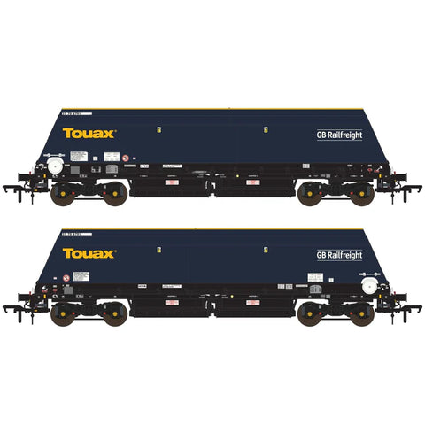 Accurascale 3144 OO Gauge Cutdown HYA Blue/Black Touax/GBRF (Pack 1) w Tail Light