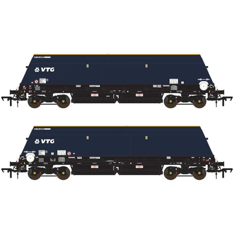 Accurascale 3147 OO Gauge Cutdown HYA ex-Biomass Blue/Black VTG (Pack 1) w Tail Light