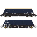 Accurascale 3149 OO Gauge Cutdown HYA ex-Biomass Blue/Black VTG branding (Pack 3)