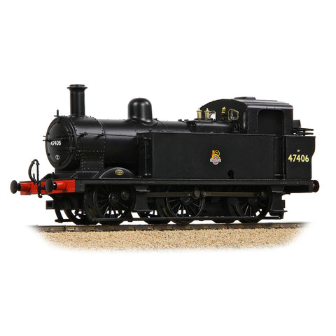 Bachmann 32-231B OO Gauge LMS Fowler 3F (Jinty) 47406 BR Black (Early Emblem)