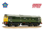 Bachmann 32-334SF OO Gauge Class 25/3 D7672 'Tamworth Castle' BR Two-Tone Green (Full Yell. Ends)