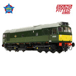 Bachmann 32-341SFX OO Gauge Class 25/2 D5282 BR Two-Tone Green (Small Yellow Panels)  