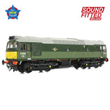 Bachmann 32-341SFX OO Gauge Class 25/2 D5282 BR Two-Tone Green (Small Yellow Panels)  