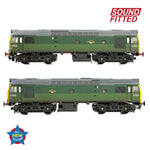 Bachmann 32-342SF OO Gauge Class 25/2 D7525 BR Two-Tone Green (Full Yellow Ends) [W]