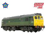 Bachmann 32-342SFX OO Gauge Class 25/2 D7525 BR Two-Tone Green (Full Yellow Ends) [W]