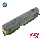 Bachmann 32-342SFX OO Gauge Class 25/2 D7525 BR Two-Tone Green (Full Yellow Ends) [W]