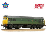 Bachmann 32-342SF OO Gauge Class 25/2 D7525 BR Two-Tone Green (Full Yellow Ends) [W]