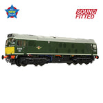 Bachmann 32-343SF OO Gauge Class 25/1 D5225 BR Green (Small Yellow Panels)