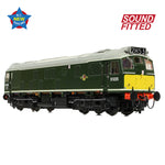 Bachmann 32-343SF OO Gauge Class 25/1 D5225 BR Green (Small Yellow Panels)