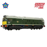 Bachmann 32-343SFX OO Gauge Class 25/1 D5225 BR Green (SYP) SOUND DELUXE
