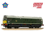 Bachmann 32-343SFX OO Gauge Class 25/1 D5225 BR Green (SYP) SOUND DELUXE
