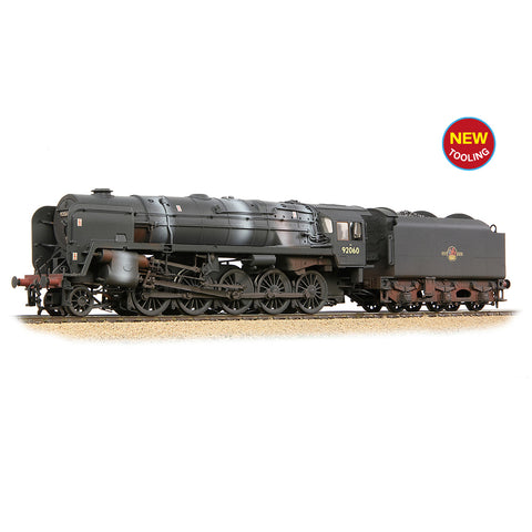 Bachmann 32-862 OO Gauge BR Std 9F (Tyne Dock) with BR1B Tender 92060 BR Black (Late Crest) [W]