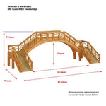 Bachmann 44-0186A OO Gauge NER Footbridge Red