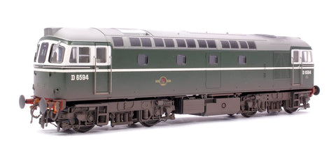 Heljan 3379 OO Gauge Class 33/2 D6594 BR Green Weathered