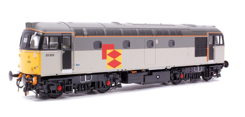 Heljan 3387 OO Gauge Class 33 203 BR Railfreight Distribution