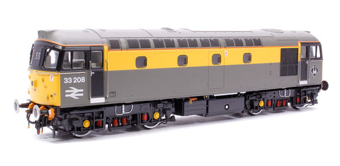 Heljan 3388 OO Gauge Class 33 208 BR Railtour Grey/Yellow