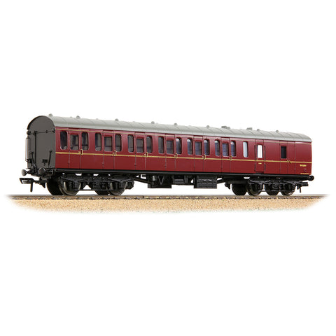 Bachmann 34-630C OO Gauge BR Mk1 57ft 'Suburban' BS Brake Second Coach BR Maroon