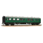 Bachmann 34-725 OO Gauge SR Bulleid Brake Third Semi-Open Coach 10'' Vents SR Malachite Grn