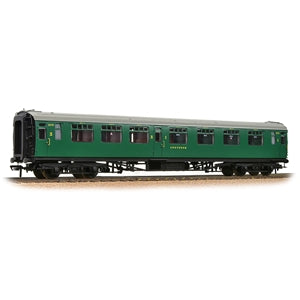 Bachmann 34-750 OO Gauge SR Bulleid Composite Corridor Coach 10'' Vents SR Malachite Green