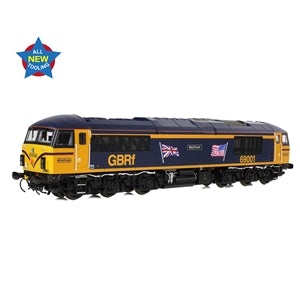 Bachmann 35-776 OO Gauge Class 69 69001 'Mayflower' GBRf (UK & US Flags)