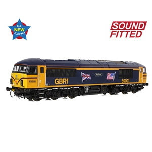 Bachmann 35-776SF OO Gauge Class 69 69001 'Mayflower' GBRf (UK & US Flags)