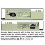 Bachmann 35-776 OO Gauge Class 69 69001 'Mayflower' GBRf (UK & US Flags)