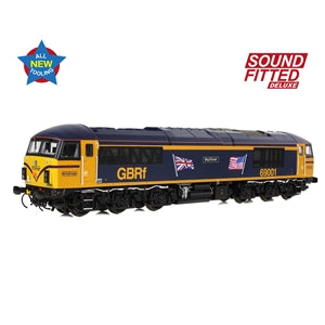 Bachmann 35-776SFX OO Gauge Class 69 69001 'Mayflower' GBRf (UK & US Flags)