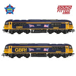Bachmann 35-776SFX OO Gauge Class 69 69001 'Mayflower' GBRf (UK & US Flags)
