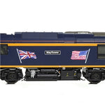 Bachmann 35-776SFX OO Gauge Class 69 69001 'Mayflower' GBRf (UK & US Flags)