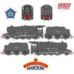 Bachmann 35-231SF OO Gauge LMS 8F with Welded Tender 48703 BR Black (Late Crest) SOUND FITTED