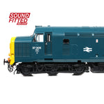 Bachmann 35-303SFX OO Gauge Class 37/0 Centre Headcode 37305 BR Blue (DCC SOUND DELUXE)