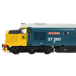 Bachmann 35-309 OO Gauge Class 37/0 Centre Headcode 37260 'Radio Highland' BR Blue (Large Logo)