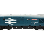 Bachmann 35-309 OO Gauge Class 37/0 Centre Headcode 37260 'Radio Highland' BR Blue (Large Logo)