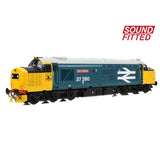 Bachmann 35-309SF OO Gauge Class 37/0 Centre Headcode 37260 'Radio Highland' BR Blue (Large Logo)